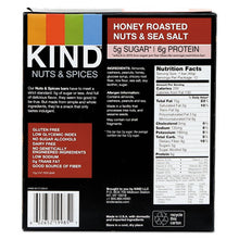 Load image into Gallery viewer, KIND wholesale. Nuts And Spices Bar, Honey Roasted Nuts-sea Salt, 1.4 Oz Bar, 12-box. HSD Wholesale: Janitorial Supplies, Breakroom Supplies, Office Supplies.