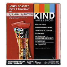 Load image into Gallery viewer, KIND wholesale. Nuts And Spices Bar, Honey Roasted Nuts-sea Salt, 1.4 Oz Bar, 12-box. HSD Wholesale: Janitorial Supplies, Breakroom Supplies, Office Supplies.