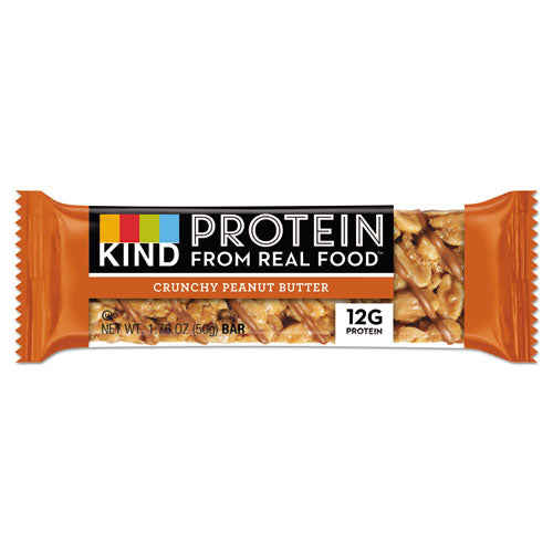 KIND wholesale. Protein Bars, Crunchy Peanut Butter, 1.76 Oz, 12-pack. HSD Wholesale: Janitorial Supplies, Breakroom Supplies, Office Supplies.