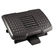 Kantek wholesale. Premium Adjustable Footrest With Rollers, Plastic, 18w X 13d X 4h, Black. HSD Wholesale: Janitorial Supplies, Breakroom Supplies, Office Supplies.