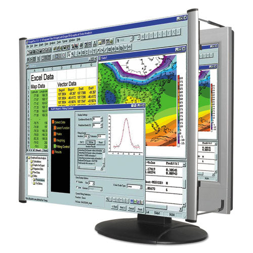 Kantek wholesale. Lcd Monitor Magnifier Filter, Fits 24" Widescreen Lcd, 16:9-16:10 Aspect Ratio. HSD Wholesale: Janitorial Supplies, Breakroom Supplies, Office Supplies.