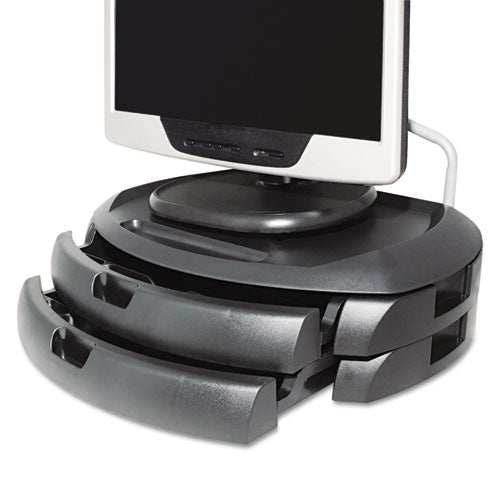 Kantek wholesale. Lcd Monitor Stand, 18" X 12.5" X 5", Black, Supports 35 Lbs. HSD Wholesale: Janitorial Supplies, Breakroom Supplies, Office Supplies.