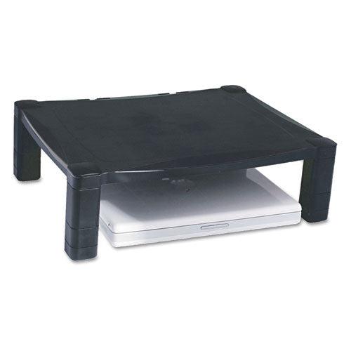 Kantek wholesale. Single-level Monitor Stand, 17" X 13.25" X 3" To 6.5", Black, Supports 50 Lbs. HSD Wholesale: Janitorial Supplies, Breakroom Supplies, Office Supplies.