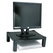 Load image into Gallery viewer, Kantek wholesale. Single-level Monitor Stand, 17&quot; X 13.25&quot; X 3&quot; To 6.5&quot;, Black, Supports 50 Lbs. HSD Wholesale: Janitorial Supplies, Breakroom Supplies, Office Supplies.