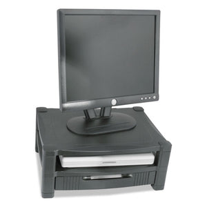 Kantek wholesale. Two-level Monitor Stand, 17" X 13.25" X 3.5" To 7", Black, Supports 50 Lbs. HSD Wholesale: Janitorial Supplies, Breakroom Supplies, Office Supplies.