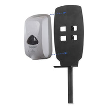 Load image into Gallery viewer, Kantek wholesale. Floor Stand For Sanitizer Dispensers, Height Adjustable From 50&quot; To 60&quot;, Black. HSD Wholesale: Janitorial Supplies, Breakroom Supplies, Office Supplies.