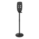 Kantek wholesale. Floor Stand For Sanitizer Dispensers, Height Adjustable From 50" To 60", Black. HSD Wholesale: Janitorial Supplies, Breakroom Supplies, Office Supplies.