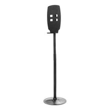 Load image into Gallery viewer, Kantek wholesale. Floor Stand For Sanitizer Dispensers, Height Adjustable From 50&quot; To 60&quot;, Black. HSD Wholesale: Janitorial Supplies, Breakroom Supplies, Office Supplies.