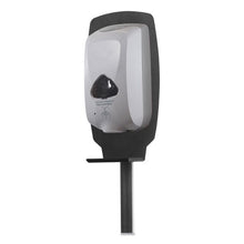 Load image into Gallery viewer, Kantek wholesale. Floor Stand For Sanitizer Dispensers, Height Adjustable From 50&quot; To 60&quot;, Black. HSD Wholesale: Janitorial Supplies, Breakroom Supplies, Office Supplies.