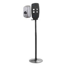 Kantek wholesale. Floor Stand For Sanitizer Dispensers, Height Adjustable From 50" To 60", Black. HSD Wholesale: Janitorial Supplies, Breakroom Supplies, Office Supplies.