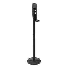 Load image into Gallery viewer, Kantek wholesale. Floor Stand For Sanitizer Dispensers, Height Adjustable From 50&quot; To 60&quot;, Black. HSD Wholesale: Janitorial Supplies, Breakroom Supplies, Office Supplies.