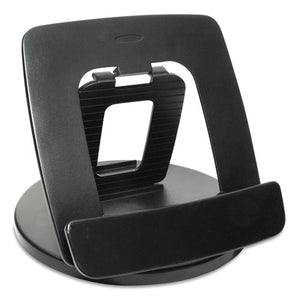 Kantek wholesale. Rotating Desktop Tablet Stand, Black. HSD Wholesale: Janitorial Supplies, Breakroom Supplies, Office Supplies.