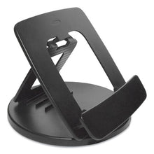 Load image into Gallery viewer, Kantek wholesale. Rotating Desktop Tablet Stand, Black. HSD Wholesale: Janitorial Supplies, Breakroom Supplies, Office Supplies.