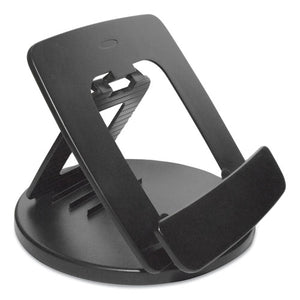 Kantek wholesale. Rotating Desktop Tablet Stand, Black. HSD Wholesale: Janitorial Supplies, Breakroom Supplies, Office Supplies.