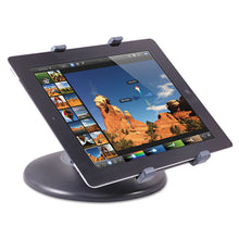 Load image into Gallery viewer, Kantek wholesale. Stand For 7&quot; To 10&quot; Tablets, Swivel Base, Plastic, Black. HSD Wholesale: Janitorial Supplies, Breakroom Supplies, Office Supplies.