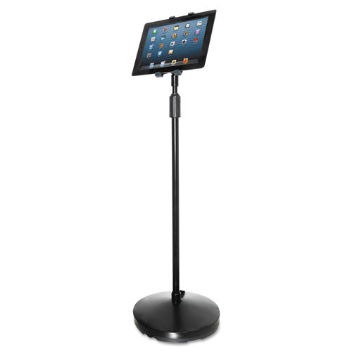 Kantek wholesale. Floor Stand For Ipad And Other Tablets, Black. HSD Wholesale: Janitorial Supplies, Breakroom Supplies, Office Supplies.