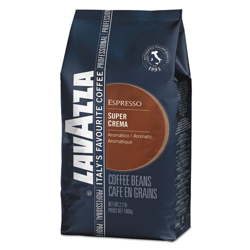 Lavazza wholesale. Super Crema Whole Bean Espresso Coffee, 2.2lb Bag, Vacuum-packed. HSD Wholesale: Janitorial Supplies, Breakroom Supplies, Office Supplies.