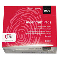 LEE wholesale. Inkless Fingerprint Pad, 2 1-4 X 1 3-4, Black, Dozen. HSD Wholesale: Janitorial Supplies, Breakroom Supplies, Office Supplies.