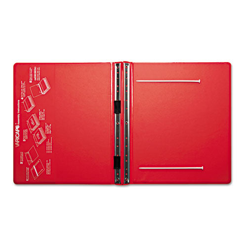 Charles Leonard® wholesale. Varicap Expandable Binder, 2 Posts, 6" Capacity, 11 X 8.5, Red. HSD Wholesale: Janitorial Supplies, Breakroom Supplies, Office Supplies.