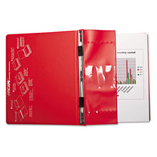 Load image into Gallery viewer, Charles Leonard® wholesale. Varicap Expandable Binder, 2 Posts, 6&quot; Capacity, 11 X 8.5, Red. HSD Wholesale: Janitorial Supplies, Breakroom Supplies, Office Supplies.