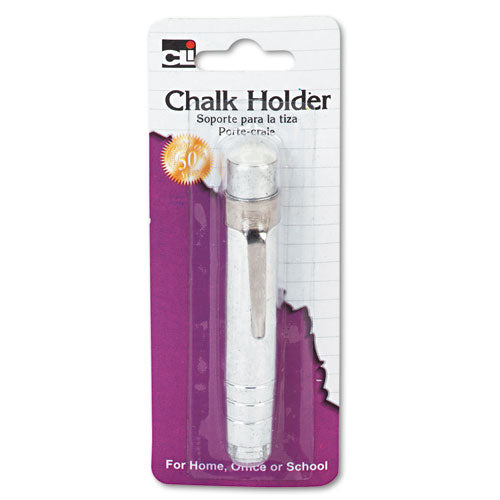 Charles Leonard® wholesale. Aluminum Chalk Holder, Silver. HSD Wholesale: Janitorial Supplies, Breakroom Supplies, Office Supplies.