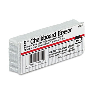 Charles Leonard® wholesale. 5-inch Chalkboard Eraser, 5" X 2" X 1". HSD Wholesale: Janitorial Supplies, Breakroom Supplies, Office Supplies.