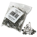 Charles Leonard® wholesale. Safety Pins, Nickel-plated, Steel, 2" Length, 144-pack. HSD Wholesale: Janitorial Supplies, Breakroom Supplies, Office Supplies.