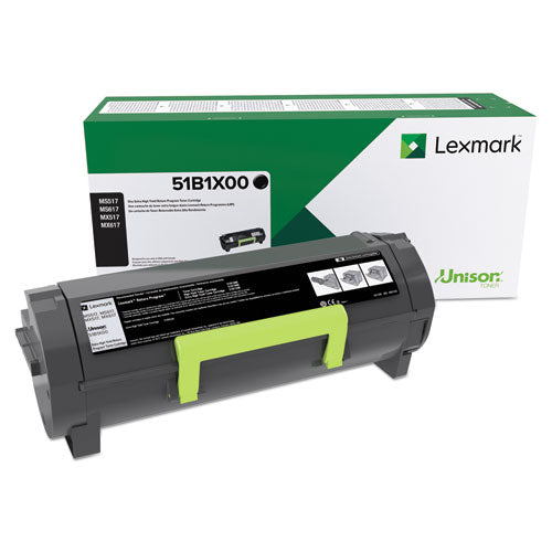 Lexmark™ wholesale. LEXMARK 51b1x00 Unison Extra High-yield Toner, 20,000 Page-yield, Black. HSD Wholesale: Janitorial Supplies, Breakroom Supplies, Office Supplies.
