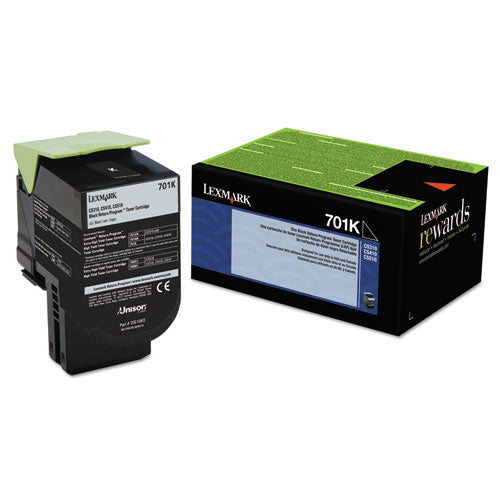 Lexmark™ wholesale. LEXMARK 70c10k0 Return Program Toner, 1,000 Page-yield, Black. HSD Wholesale: Janitorial Supplies, Breakroom Supplies, Office Supplies.