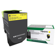 Lexmark™ wholesale. LEXMARK 71b10y0 Unison Toner, 2,300 Page-yield, Yellow. HSD Wholesale: Janitorial Supplies, Breakroom Supplies, Office Supplies.