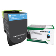 Lexmark™ wholesale. LEXMARK 71b1hc0 Unison High-yield Toner, 3,500 Page-yield, Cyan. HSD Wholesale: Janitorial Supplies, Breakroom Supplies, Office Supplies.