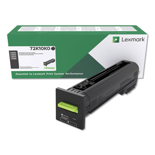 Lexmark™ wholesale. LEXMARK 72k10k0 Return Program Unison Toner, 8,000 Page-yield, Black. HSD Wholesale: Janitorial Supplies, Breakroom Supplies, Office Supplies.