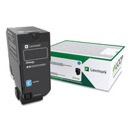 Lexmark™ wholesale. LEXMARK 74c00cg Return Program Toner, 3,000 Page-yield, Cyan. HSD Wholesale: Janitorial Supplies, Breakroom Supplies, Office Supplies.