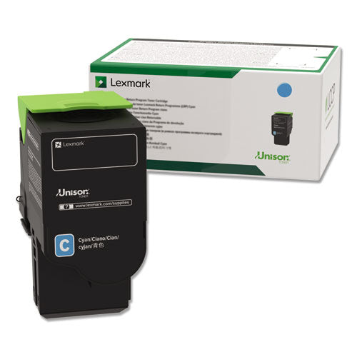 Lexmark™ wholesale. LEXMARK 78c1uc0 Return Program Toner, 7,000 Page-yield, Cyan. HSD Wholesale: Janitorial Supplies, Breakroom Supplies, Office Supplies.