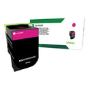 Lexmark™ wholesale. LEXMARK 80c0xmg Return Program Extra High-yield Toner, 4,000 Page-yield, Magenta, Taa Compliant. HSD Wholesale: Janitorial Supplies, Breakroom Supplies, Office Supplies.
