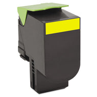 Lexmark™ wholesale. LEXMARK 80c10y0 Return Program Toner, 1,000 Page-yield, Yellow. HSD Wholesale: Janitorial Supplies, Breakroom Supplies, Office Supplies.
