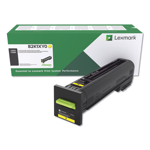 Lexmark™ wholesale. LEXMARK 82k1xy0 Return Program Unison Extra High-yield Toner, 22,000 Page-yield, Yellow. HSD Wholesale: Janitorial Supplies, Breakroom Supplies, Office Supplies.