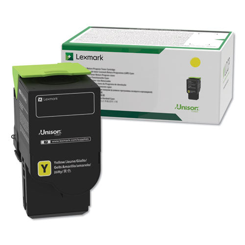 Lexmark™ wholesale. LEXMARK C231hy0 Return Program High-yield Toner, 2,300 Page-yield, Yellow. HSD Wholesale: Janitorial Supplies, Breakroom Supplies, Office Supplies.