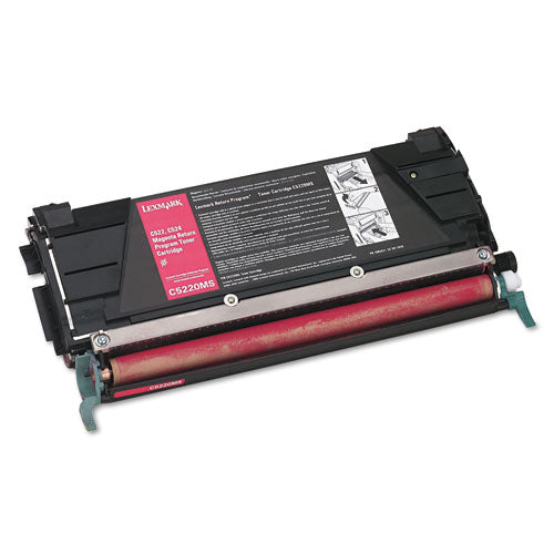 Lexmark™ wholesale. LEXMARK C5220ms Return Program Toner, 3,000 Page-yield, Magenta. HSD Wholesale: Janitorial Supplies, Breakroom Supplies, Office Supplies.