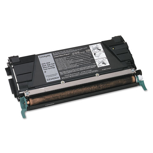 Lexmark™ wholesale. LEXMARK C5240kh Return Program High-yield Toner, 8,000 Page-yield, Black. HSD Wholesale: Janitorial Supplies, Breakroom Supplies, Office Supplies.
