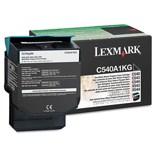 Lexmark™ wholesale. LEXMARK C540a1kg Return Program Toner, 1,000 Page-yield, Black. HSD Wholesale: Janitorial Supplies, Breakroom Supplies, Office Supplies.
