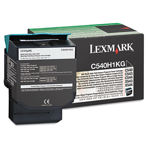 Lexmark™ wholesale. LEXMARK C540h1kg Return Program High-yield Toner, 2,500 Page-yield, Black. HSD Wholesale: Janitorial Supplies, Breakroom Supplies, Office Supplies.