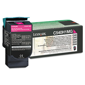 Lexmark™ wholesale. LEXMARK C540h1mg Return Program High-yield Toner, 2,000 Page-yield, Magenta. HSD Wholesale: Janitorial Supplies, Breakroom Supplies, Office Supplies.