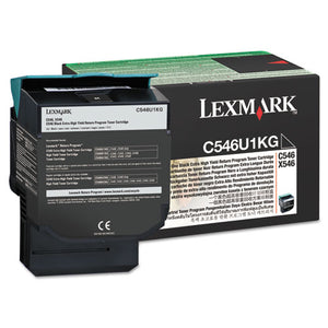 Lexmark™ wholesale. LEXMARK C546u1kg Return Program Extra High-yield Toner, 8,000 Page-yield, Black. HSD Wholesale: Janitorial Supplies, Breakroom Supplies, Office Supplies.