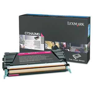 Lexmark™ wholesale. LEXMARK C734a2mg Toner, 6,000 Page-yield, Magenta. HSD Wholesale: Janitorial Supplies, Breakroom Supplies, Office Supplies.