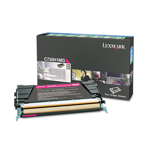 Lexmark™ wholesale. LEXMARK C736h1mg Return Program High-yield Toner, 10,000 Page-yield, Magenta. HSD Wholesale: Janitorial Supplies, Breakroom Supplies, Office Supplies.