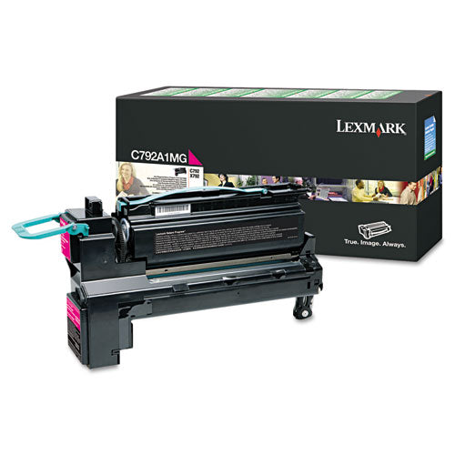 Lexmark™ wholesale. LEXMARK C792a1mg Return Program Toner, 6,000 Page-yield, Magenta. HSD Wholesale: Janitorial Supplies, Breakroom Supplies, Office Supplies.