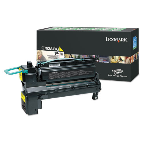 Lexmark™ wholesale. LEXMARK C792a4yg Return Program Toner, 6,000 Page-yield, Yellow. HSD Wholesale: Janitorial Supplies, Breakroom Supplies, Office Supplies.