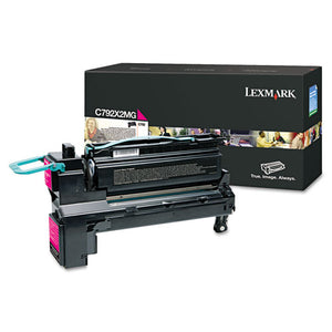 Lexmark™ wholesale. LEXMARK C792x2mg Extra High-yield Toner, 20,000 Page Yield, Magenta. HSD Wholesale: Janitorial Supplies, Breakroom Supplies, Office Supplies.