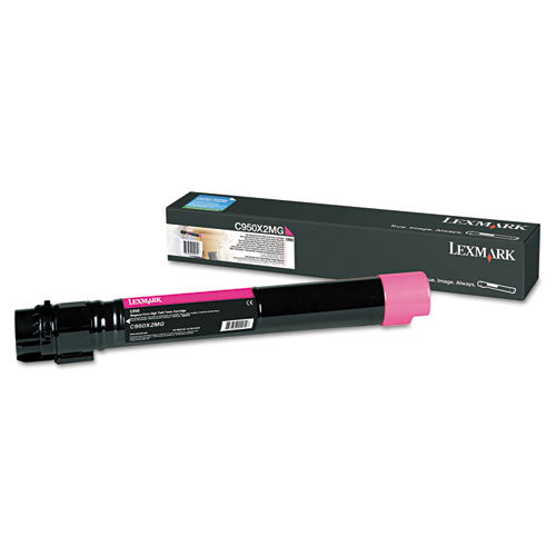 Lexmark™ wholesale. LEXMARK C950x2mg Extra High-yield Toner, 22,000 Page-yield, Magenta. HSD Wholesale: Janitorial Supplies, Breakroom Supplies, Office Supplies.